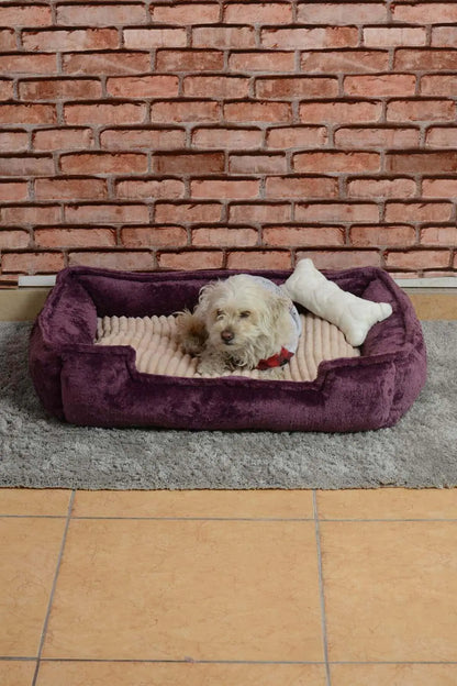 Plum Beige Bed