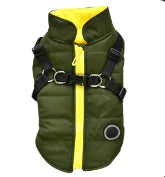 Waterproof Pet Coat with Harness