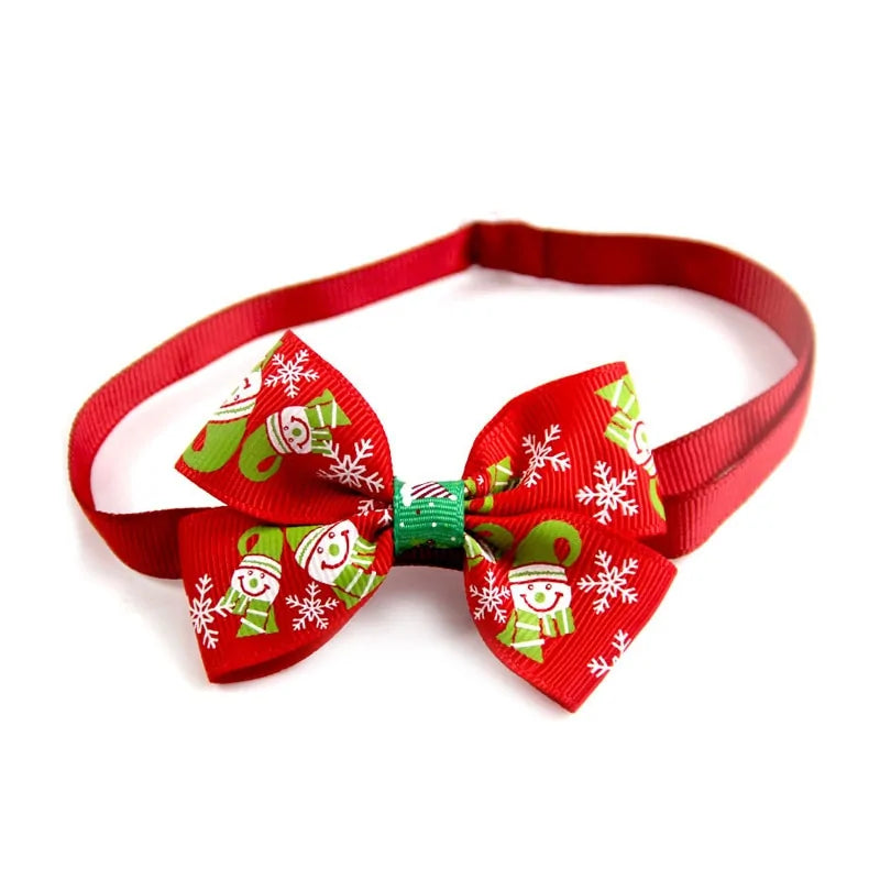 Holiday Bow Collar