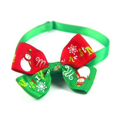 Holiday Bow Collar