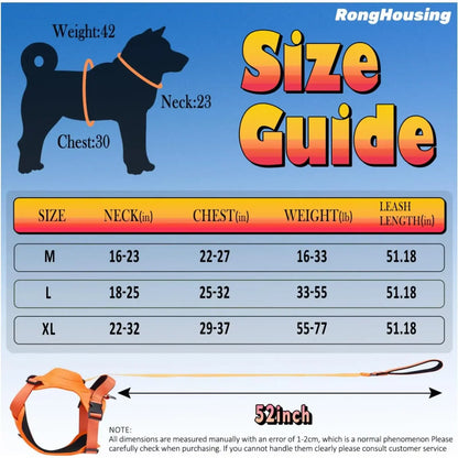 All-in-One Dog Harness Retractable Leash