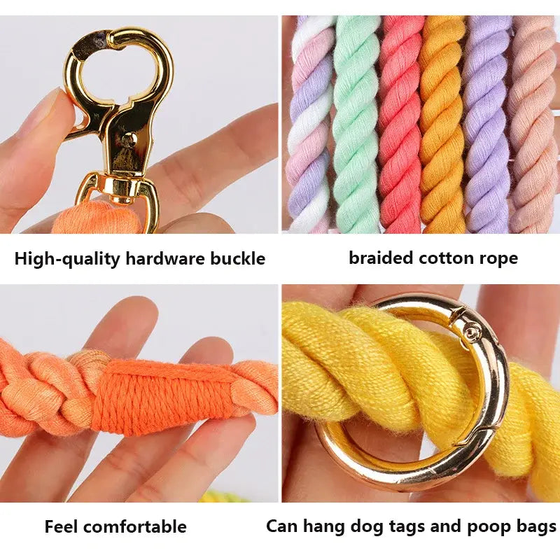 Cotton Rope Dog Leash