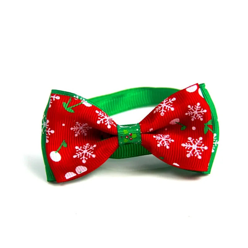 Holiday Bow Collar