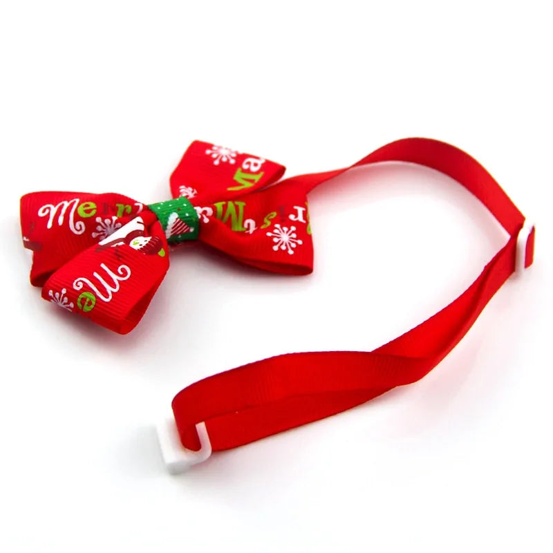 Holiday Bow Collar