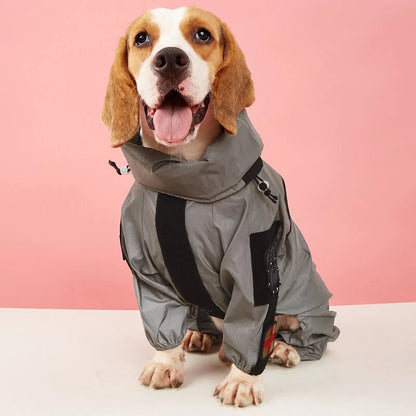 Reflective Pet Dog Raincoat